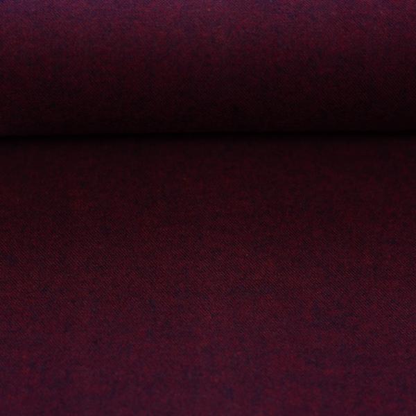 Beliebter Flanell Hudson, meliert, bordeaux